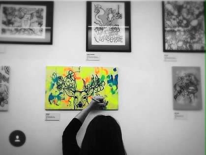 Works on paper on display, selected moment 13