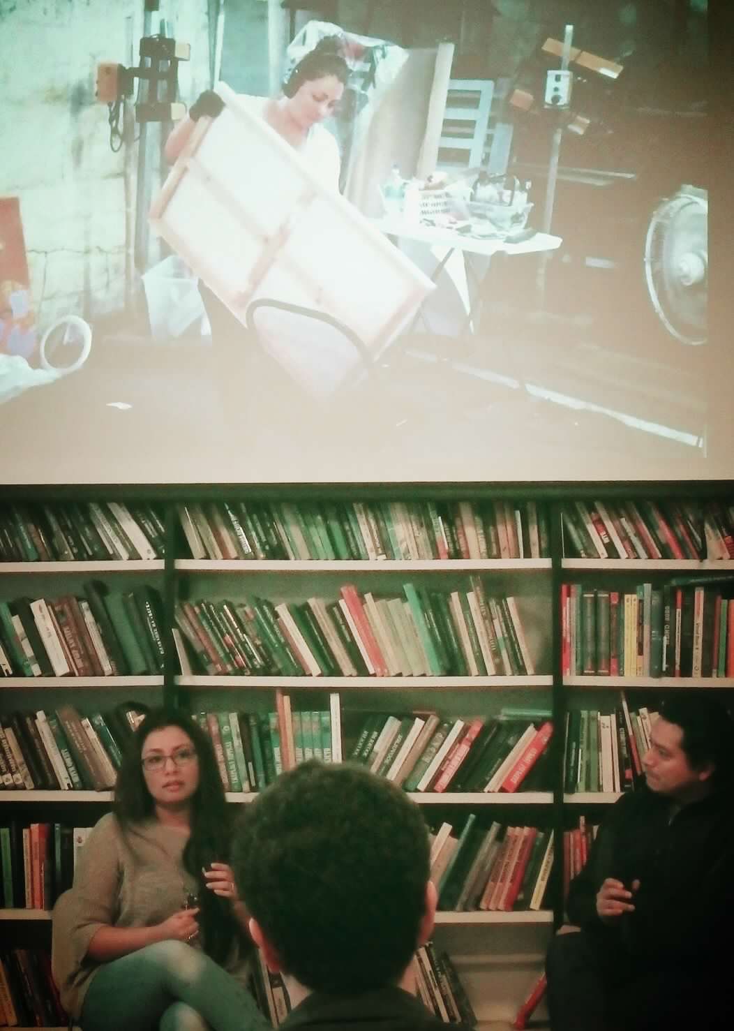 Artist conversation · ESP Club, Moscow · 2016, selected moment 12